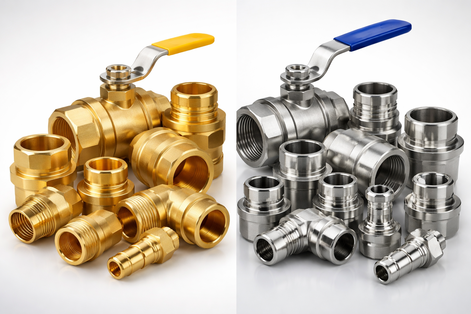 Brass vs Stainless Steel Fittings: Which is Better for Your Application?